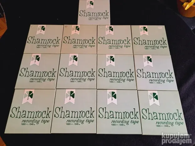 SHAMROCK magnetofonske trake (USA) 13 komada