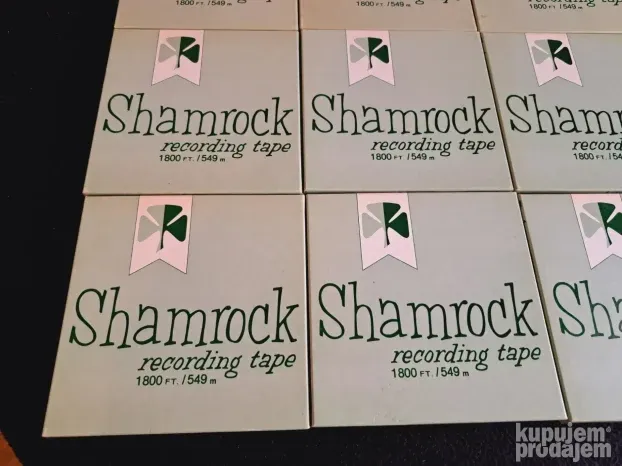 SHAMROCK magnetofonske trake (USA) 13 komada