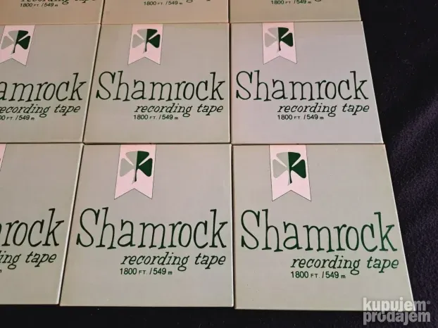 SHAMROCK magnetofonske trake (USA) 13 komada