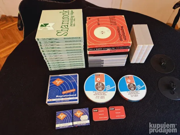 SHAMROCK magnetofonske trake (USA) 13 komada