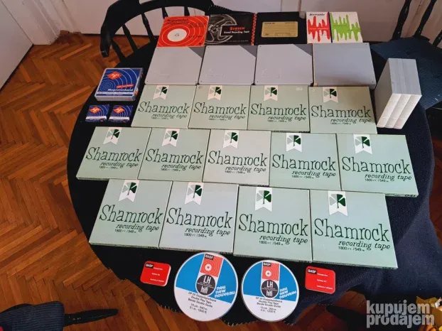 SHAMROCK magnetofonske trake (USA) 13 komada