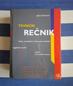 TEHNIČKI REČNIK englesko-srpski - Jelica Marković