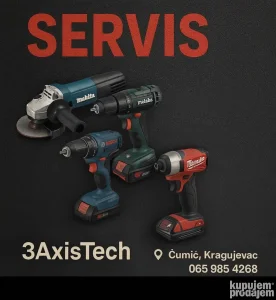 Servis ručnog alata Makita, Metabo, Bosch, Milwaukee