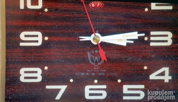 Vintage BAKELITNI KAMINSKI sat navijač "White Dove" 1970