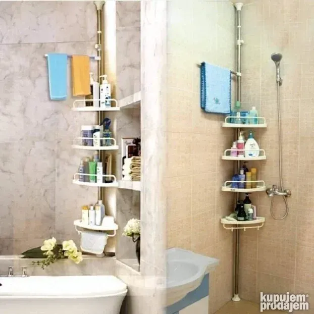Ugaona polica za kupatilo