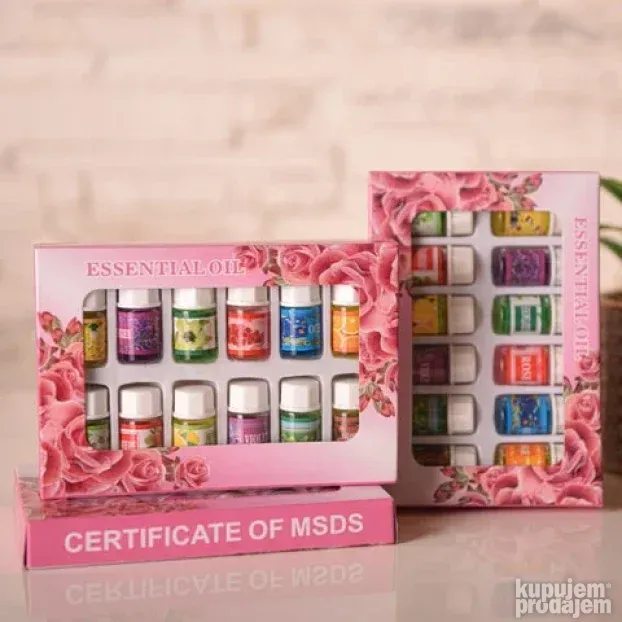 Etericna ulja Set Aromaterapija 12kom