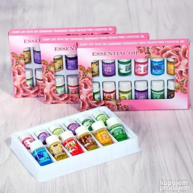 Etericna ulja Set Aromaterapija 12kom