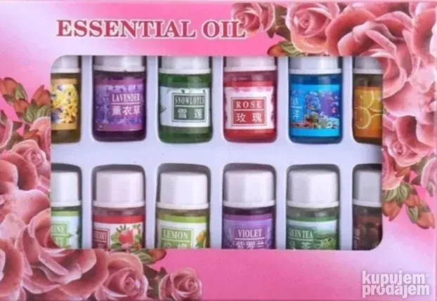 Etericna ulja Set Aromaterapija 12kom