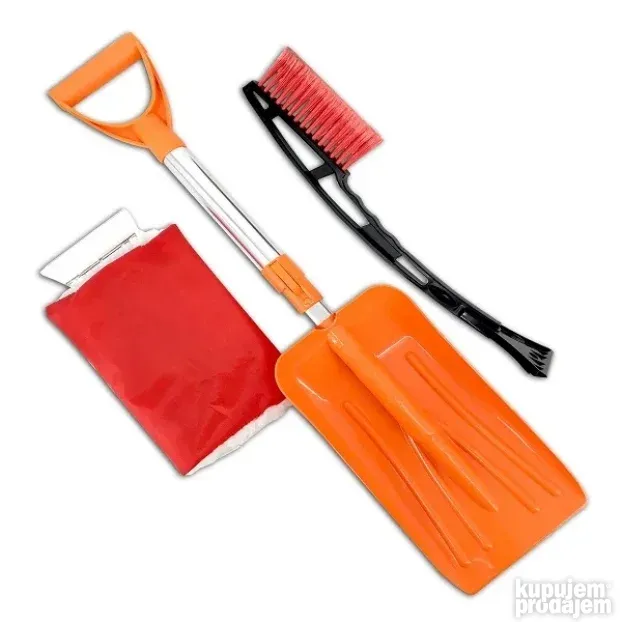 Zimski set ,lopata, rukavica, strugač