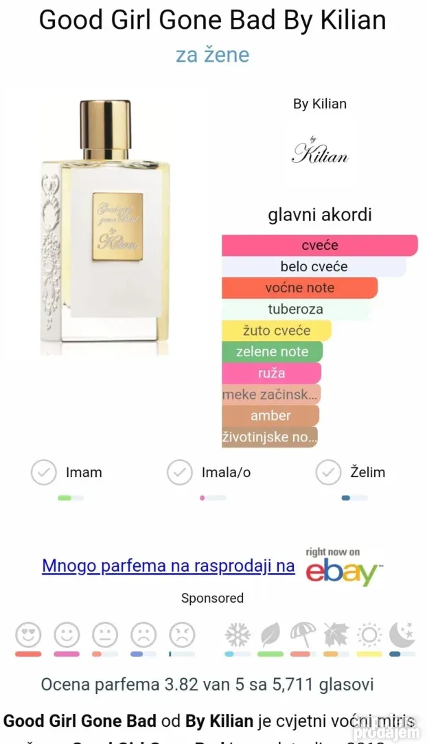 Kilian Good Girl Gone Bad edp dekant 5ml/10ml/20ml/30ml