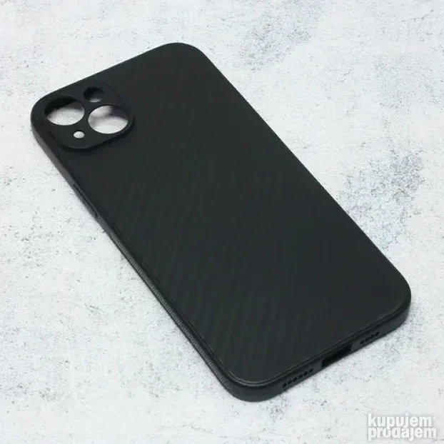 Maska Carbon fiber za iPhone 14 Plus 6.7 crna