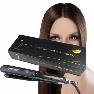 Pegla presa za ispravljanje kose sa Parom