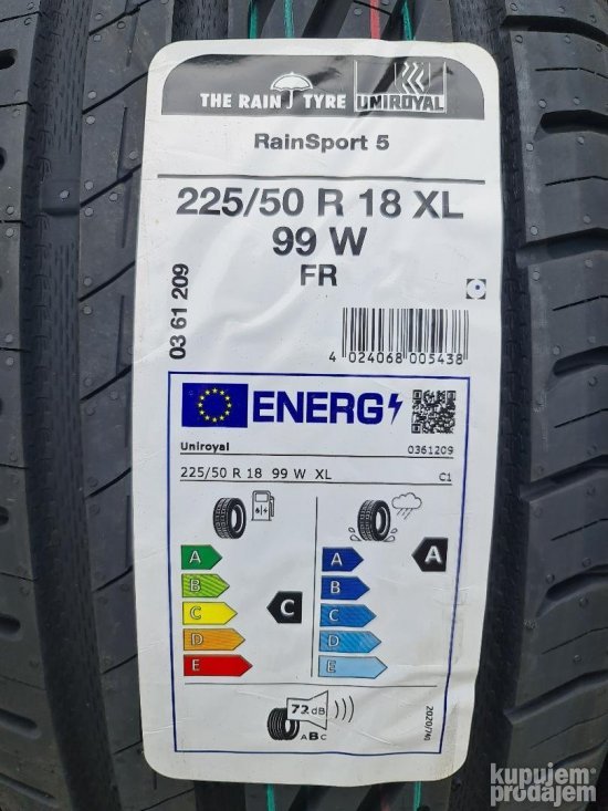 225/50 R18 Uniroyal