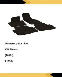 Gumene patosnice VW Sharan (2010-) 216994