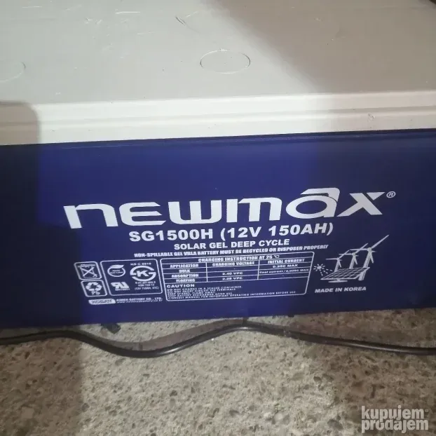 Baterija newmax 150 ah malo koriscena
