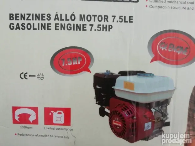GX210 Benzinski Motor EUROSTAR 7,5 KS NA LAGERU!