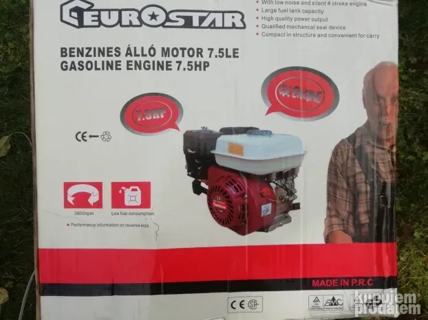 GX210 Benzinski Motor EUROSTAR 7,5 KS NA LAGERU!
