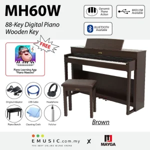 Mayaga MH-60w digital piano set