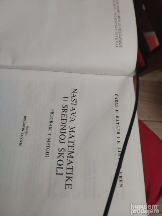 Nastava Matematike u srednjoj Skoli  - program i medodi