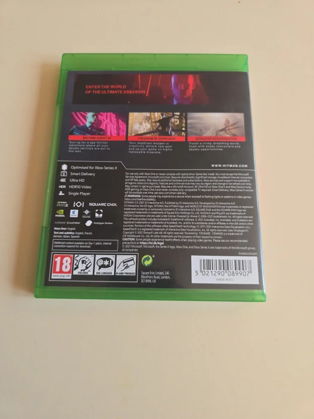 Hitman III 3 XBOX One i Series X