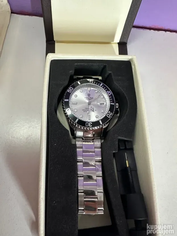 Rorios/Tevise T801 Muski rucni automatski sat 43mm