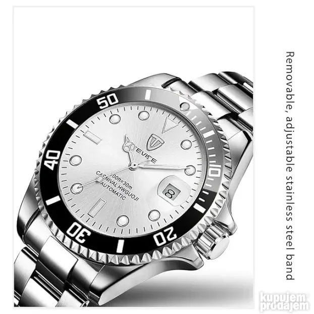 Rorios/Tevise T801 Muski rucni automatski sat 43mm