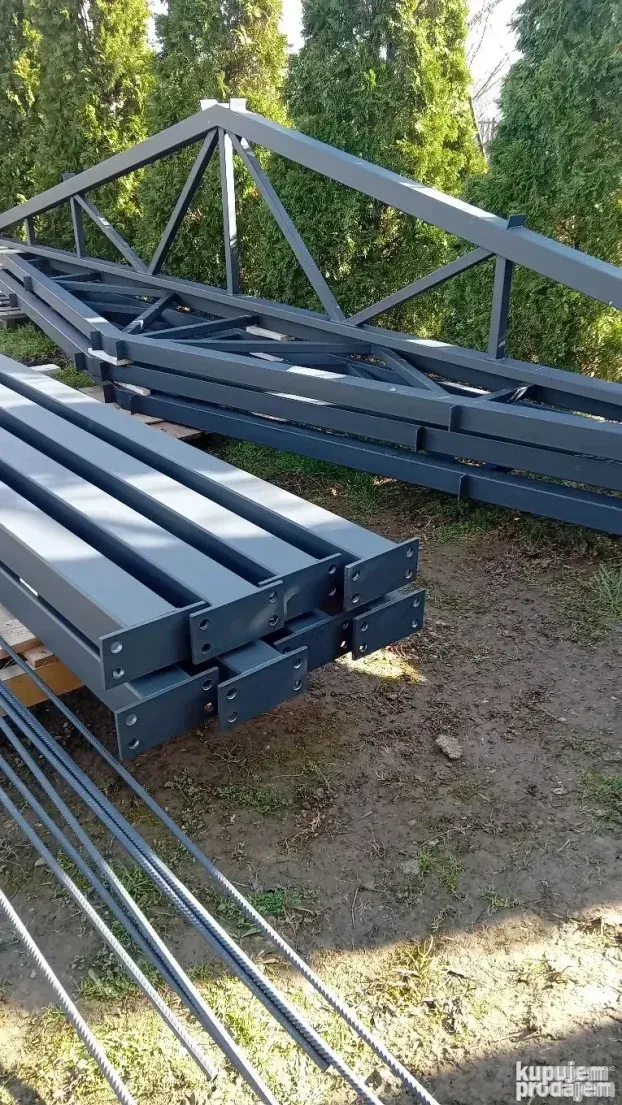 Hala 12x6x3m konstrukcija