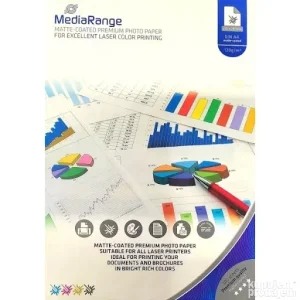 Mediarange germany foto-papir laser A4 120gr matt mrink106 z