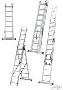 Merdevine alu trodelne 3x7