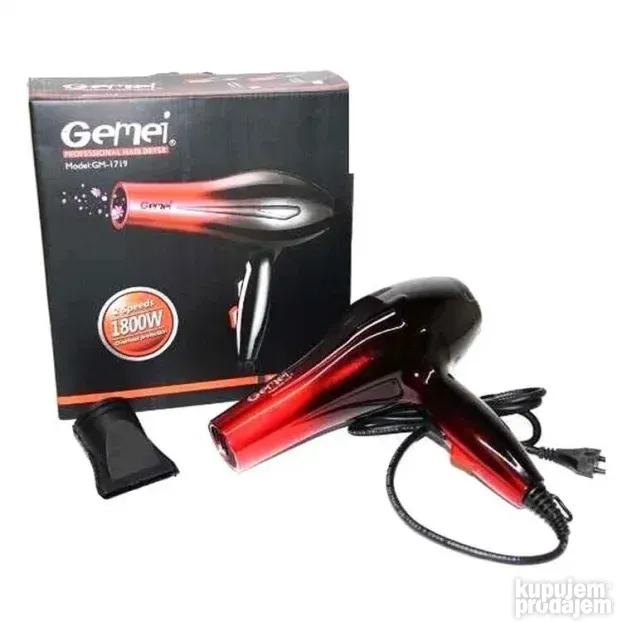 Profesionalni Fen za kosu Gemei GM-1719  1800w     - NOVO-