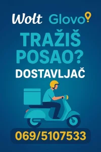 Wolt/Glovo posao