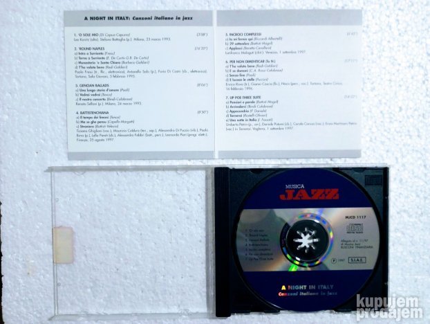 A Night In Italy-Canzoni italiane in jazz-Cd