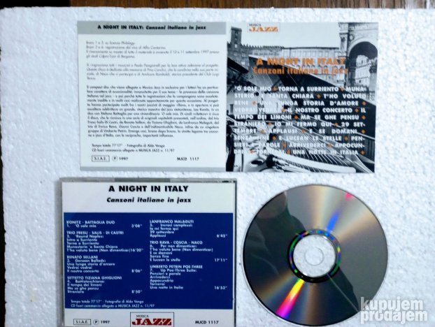 A Night In Italy-Canzoni italiane in jazz-Cd