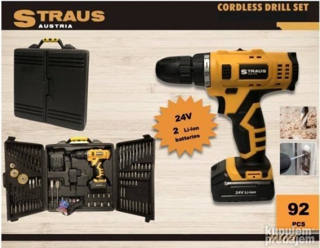 Akušrafilica STRAUS 24V(92) na lageru!