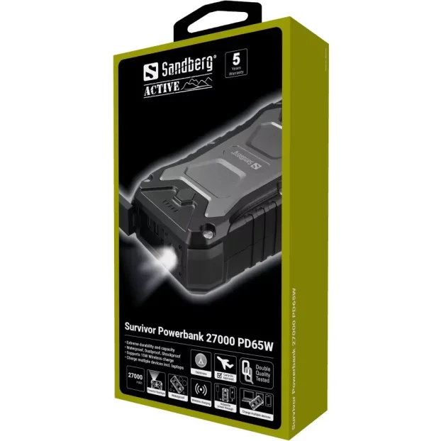 SANDBERG Survivor Powerbank 27000 PD65W,kupi u dm