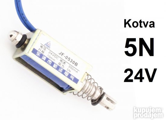 Elektromagnetna kotva - prekidac - 5N - 24V