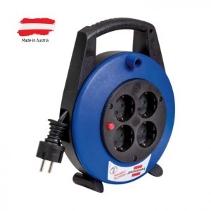 Produžni kabl - motalica sa 4 šuko utičnice 5m