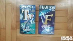 TDK 240 i FUJI 240 VHS 2 Nove kasete