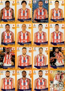 EUROLEAGU Euro liga 2024/2025 tim KK Crvena Zvezda