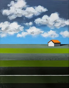 Harmonija - akril na platnu 30x25cm