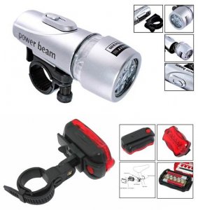 Komplet prednja lampa+ zadnji treptac