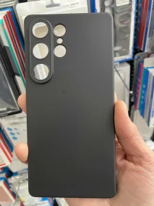 Samsung S25 Ultra maska Silikonska Crna