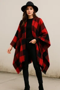 Veliki karirani ogrtač ONE SIZE