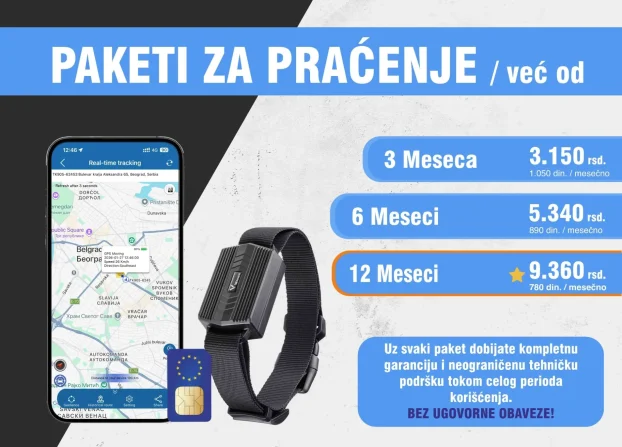 GPS za Stoku GPS Traker GPS Ogrlica za Pse Lokator TK935 909