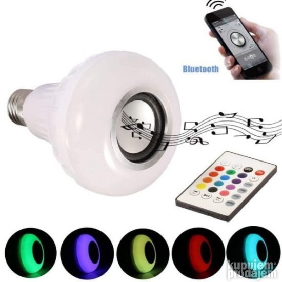 LED Bluetooth Muzička Sijalica