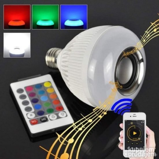 LED Bluetooth Muzička Sijalica