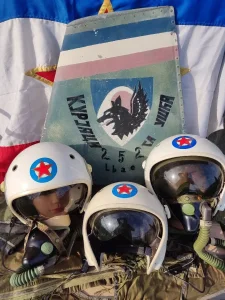 Pilotska kaciga PK-75 sa dodatnom opremom