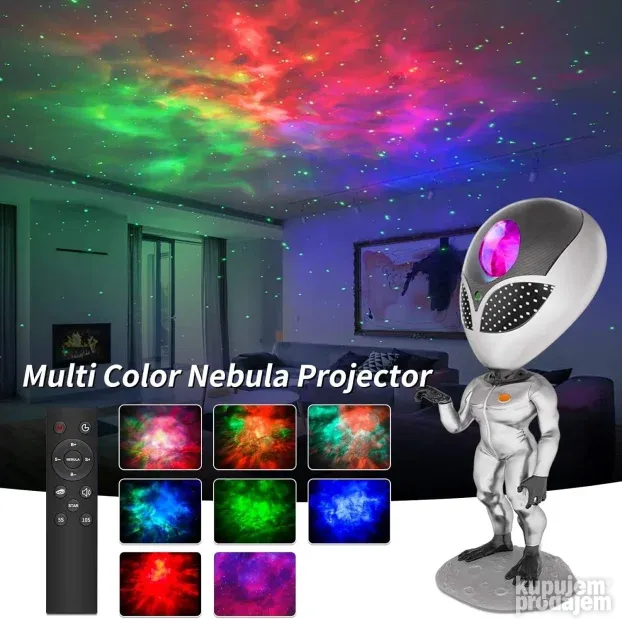 VG Projektor Vanzemaljac Zvezdano Nebo Nebula