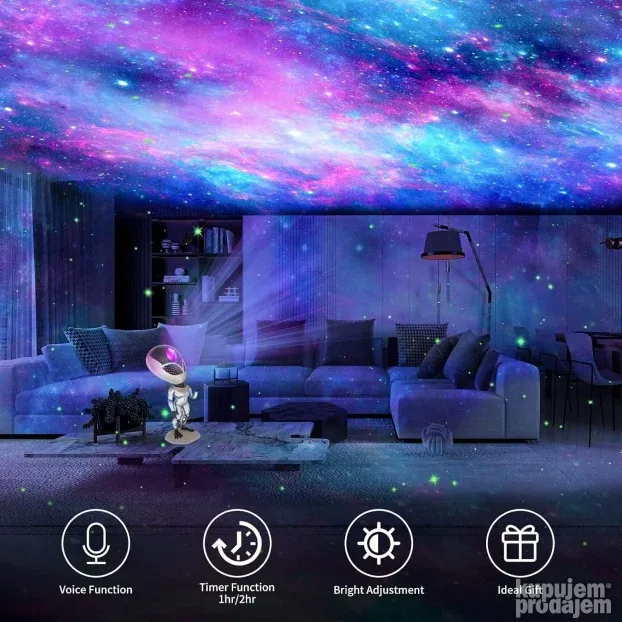 VG Projektor Vanzemaljac Zvezdano Nebo Nebula