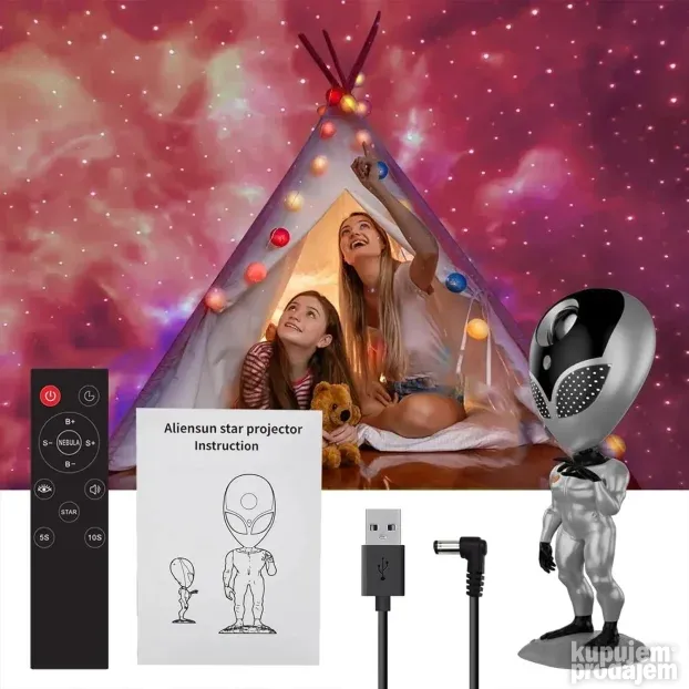 VG Projektor Vanzemaljac Zvezdano Nebo Nebula